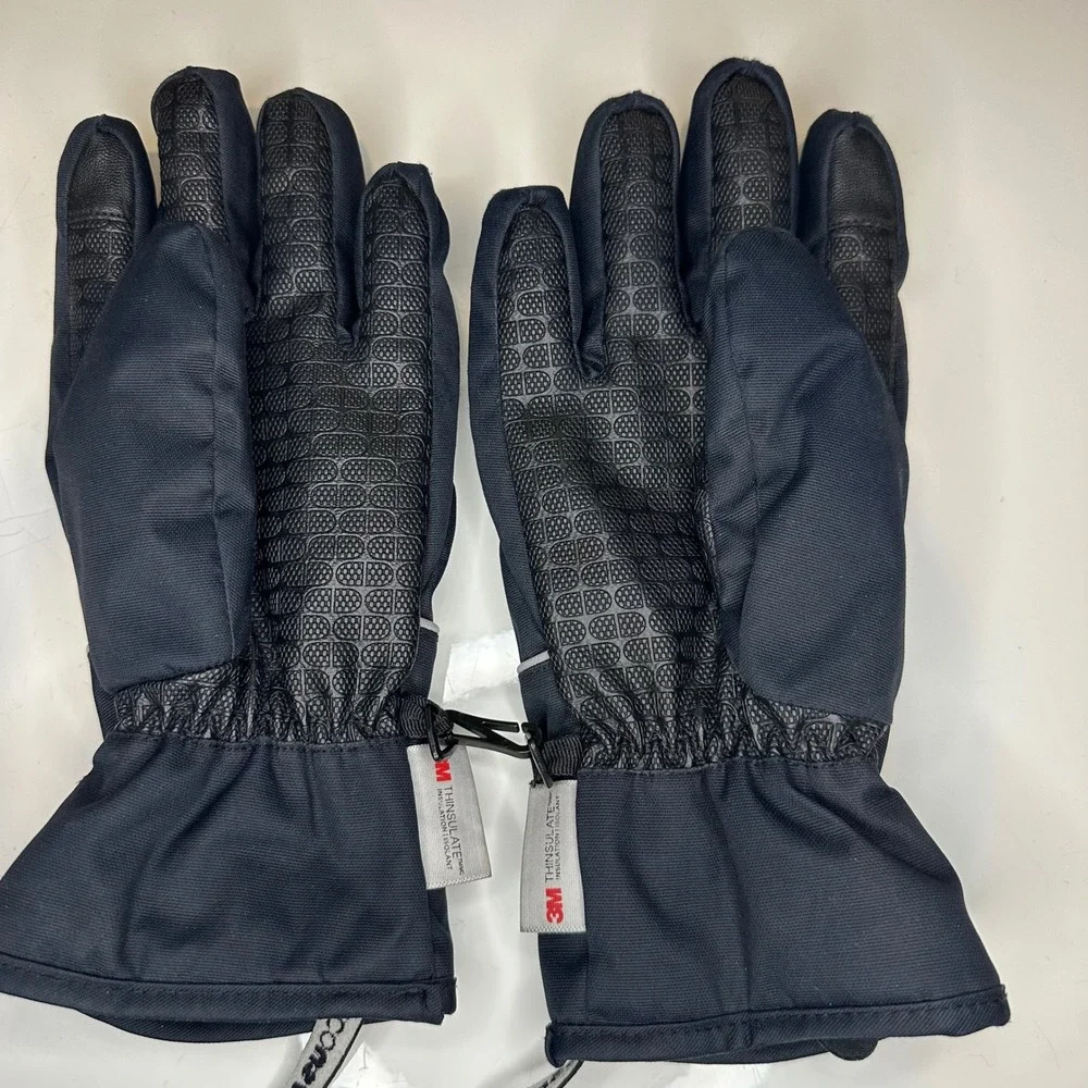 DC Snow‎ Gloves Kids Large Charcoal Winter Ski Gloves Waterproof